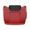 Redline Red Chopped Tour Pack Pad Luggage Trunk For '97-'23 Harley Touring