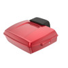 Wicked Red Chopped Tour Pack Pad Luggage Trunk For '97-'23 Harley Touring