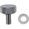 Drag Specialties - Seat Knob - Smooth - Chrome - 1/4"-28