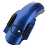 Advanblack Single Cutout Crushed sapphire Dominator Stretched Rear Fender For '09-'13 Harley Davidson Touring Models-Big Blue Pearl