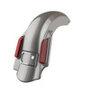 Advanblack Single Cutout Pewter Pearl Dominator Stretched Rear Fender For 2014+ Harley Davidson Touring Models