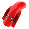 Advanblack No Cutout Scarlet Red Dominator Stretched Rear Fender For '09-'13 Harley Davidson Touring Models