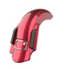 Advanblack  Dominator Stretched Rear Fender For 2014+ Harley Davidson Touring Models-Velocity Red Sunglo (with Burgundy?