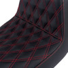 Red Stitching DS Seat For Harley Touring