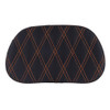 Orange Stitching Adjustable Riders Backrest with Mounting Kit