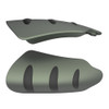 Deadwood Green Denim hand guard for Harley Touring & Softails