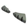 Deadwood Green Denim hand guard for Harley Touring & Softails
