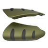 Mineral Green Denim hand guard for Harley Touring & Softails