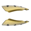 Olive Gold hand guard for Harley Touring & Softails