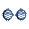 Advanblack x XBS Color Matched HEX Speaker Grills For 2013down Electric Glide / Street Glide Inner Fairing-Dark Blue Pearl