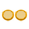Advanblack x XBS Color Matched HEX Speaker Grills For 2014+ Electric Glide / Street Glide Inner Fairing-Prospect Gold
