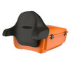 Baja Orange RUSHMORE KING TOUR PACK PAD Black Latch FOR '97-'22 HARLEY TOURING / SOFTAIL