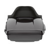 Blackened Cayenne King Tour Pack Pad Luggage Trunk For '97-'23 Harley Touring