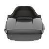 Black Pearl King Tour Pack Pad Luggage Trunk For '97-'23 Harley Touring