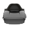 Black Quartz King Tour Pack Pad Luggage Trunk For '97-'23 Harley Touring