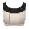 Silver Fortune King Tour Pack Pad Luggage Trunk For '97-'23 Harley Touring
