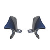Blue Steel MID-FRAME AIR DEFLECTORS HEAT SHIELD FOR '18-'23 HARLEY SOFTAIL