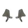 Industrial Gray Denim MID-FRAME AIR DEFLECTORS HEAT SHIELD FOR '18-'23 HARLEY SOFTAIL