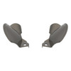 River Rock Gray MID-FRAME AIR DEFLECTORS HEAT SHIELD FOR '18-'23 HARLEY SOFTAIL