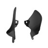 Vivid Black MID-FRAME AIR DEFLECTORS HEAT SHIELD FOR '18-'23 HARLEY SOFTAIL