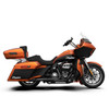 M8 Special Style Two Tone Amber Whiskey and Vivid Black 4.5 Stretched Saddlebag Bottoms for Harley Davidson 2014+ Touring