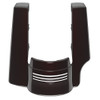 AdvanBlack Single Cutout Black Forest Stretched Rear Fender Extension For 2014+ Harley Davidson Touring Models