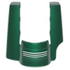 AdvanBlack Single Cutout Deep Jade pearl Stretched Rear Fender Extension For 2014+ Harley Davidson Touring Models
