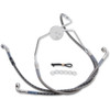 Russell #R08998S - Brake Line - Front - Stainless Steel - +4" - FL '99-'07