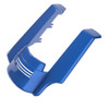 Advanblack Single Cutout Flame Blue Pearl Stretched Rear Fender Extension For 2014+ Harley Davidson Touring Models