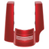 AdvanBlack Single Cutout Redline Red Stretched Rear Fender Extension For '09-'13  Harley Davidson Touring Models