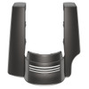 Advanblack Single Cutout Silver Flux Stretched Rear Fender Extension For 2014+ Harley Davidson Touring Models