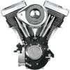 S&S Cycle #310-0238 - V80 Series Engine - Wrinkle Black - Custom Frame | Evolution Big Twin