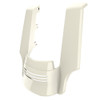 Advanblack Dual Cutout Birch White Stretched Rear Fender Extension For 2014+ Harley Davidson Touring Models