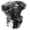 S&S Cycle #310-0833A - T143 Long Block Engine - Black Edition - Touring | Dyna
