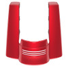 AdvanBlack No Cutout Wicked Red Stretched Rear Fender Extension For 2014+ Harley Davidson Touring Models