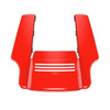 Advanblack Dual Cutout Performance Orange Stretched Rear Fender Extension For 2014+ Harley Davidson Touring Models