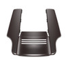 AdvanBlack Dual Cutout Sumtra Brown Stretched Rear Fender Extension For 2014+ Harley Davidson Touring Models