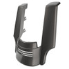 Advanblack Dual Cutout Silver Flux Stretched Rear Fender Extension For 2014+ Harley Davidson Touring Models