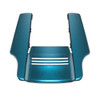 Advanblack Dual Cutout Tahitian Teal Stretched Rear Fender Extension For 2014+ Harley Davidson Touring Models