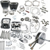 S&S Cycle #900-0568 - 124" Hot Set Up® - Big Bore/Stroker - Wrinkle Black - 96/103/110A Twin Cam