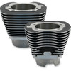 S&S Cycle #910-0255 - Cylinders - 4.125" - Black