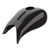 Advanblack Blackened Cayenne Extended Stretched Tank Cover for Harley 2008-2020 Street Glide & Road Glide