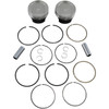 Wiseco #K0213P2 - Tracker™ Series Piston Kit - 3.518" - 883 cc Bored to 1200 cc - +0.020" - 883 XL