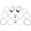 Wiseco #K0208P2 - Tracker™ Series Piston Kit - 3.895" - 88 Cubic Inch Bored to 95 Cubic Inch - +0.020" - Twin Cam
