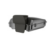 Gray Haze Rushmore Razor Tour Pack Pad Black Latch Hardware For  '97-'22 Harley Touring / Softail