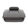 Black Jack Metallic Razor Tour Pack Pad Luggage Trunk For '97-'23 Harley Touring