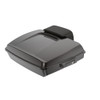 Black Jack Metallic Razor Tour Pack Pad Luggage Trunk For '97-'23 Harley Touring