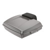 Billet Silver Razor Tour Pack Pad Luggage Trunk For '97-'23 Harley Touring