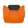 Baja Orange Razor Tour Pack Pad Luggage Trunk For '97-'23 Harley Touring