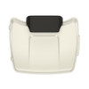 Birch White Razor Tour Pack Pad Luggage Trunk For '97-'23 Harley Touring